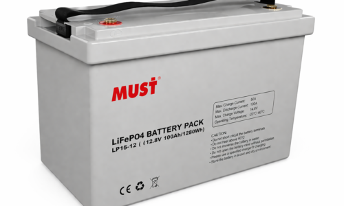 Batería de Litio LIFEPO4 100Ah 12V MUST