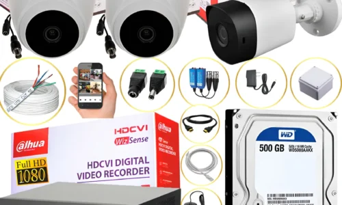 D_NQ_NP_2X_883585-MCO93478372013_092025-F Cámaras de Seguridad Kit CCTV 1080p Dahua DVR 4CH + 3 Cámaras