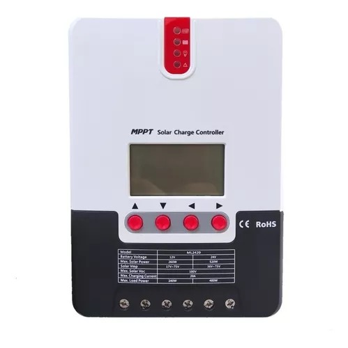 Controlador Carga MPPT 60A ML4860 12/24/48 SRNE